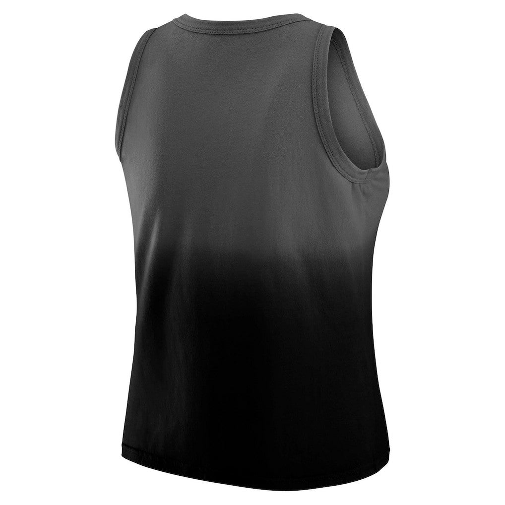 New Orleans Saints WEAR by Erin Andrews x Gracie Hunt Women's Ombre Tank Top Black