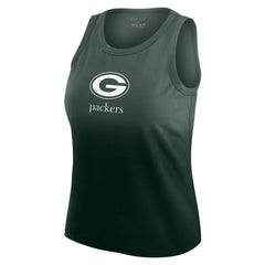Green Bay Packers WEAR by Erin Andrews x Gracie Hunt Women's Ombre Tank Top Green