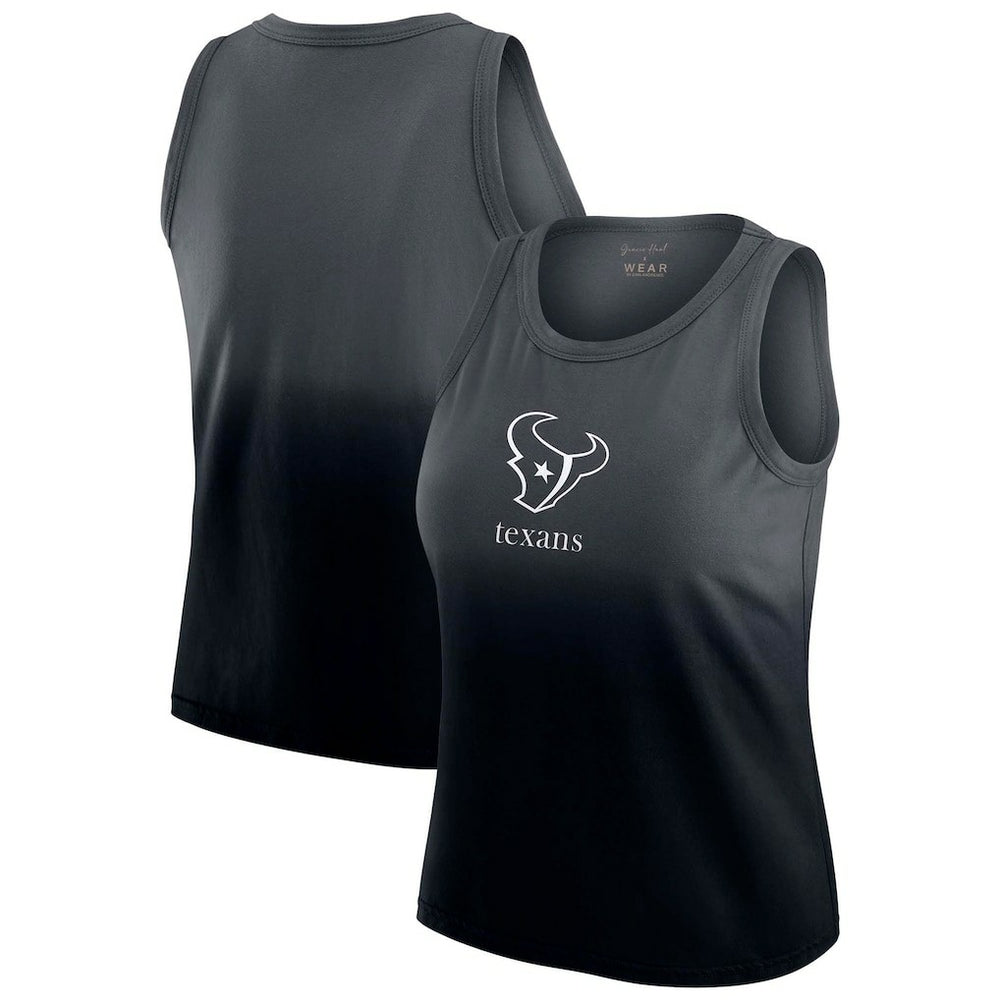 Houston Texans WEAR by Erin Andrews x Gracie Hunt Women's Ombre Tank Top Navy