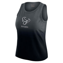 Houston Texans WEAR by Erin Andrews x Gracie Hunt Women's Ombre Tank Top Navy