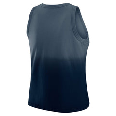 Tennessee Titans WEAR by Erin Andrews x Gracie Hunt Women's Ombre Tank Top Navy