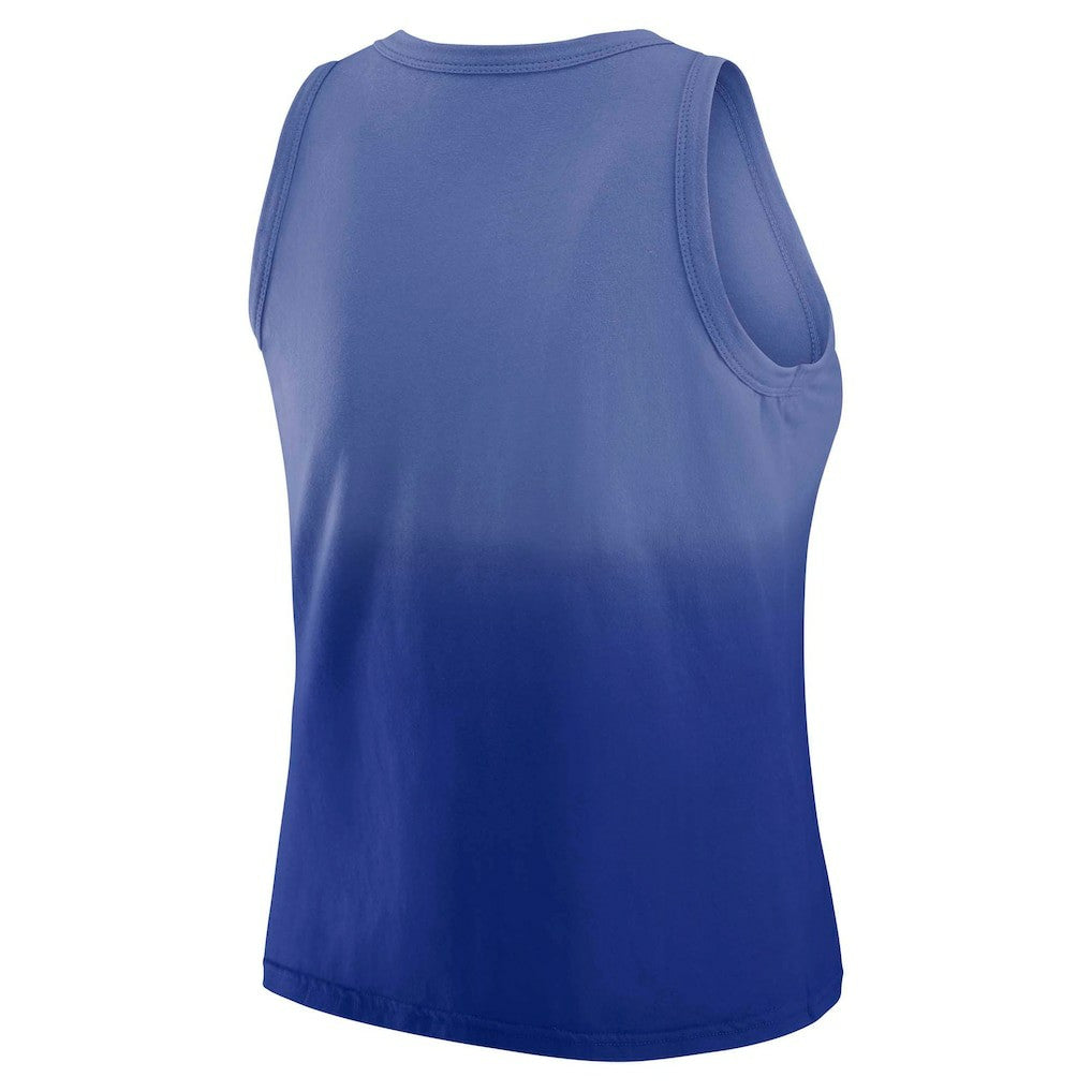 Los Angeles Rams WEAR by Erin Andrews x Gracie Hunt Women's Ombre Tank Top Royal