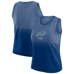 Buffalo Bills WEAR by Erin Andrews x Gracie Hunt Women's Ombre Tank Top Royal