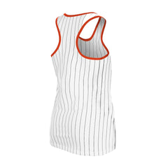 San Francisco Giants New Era Women's Gameday Pinstripe Tank Top - White Tanks