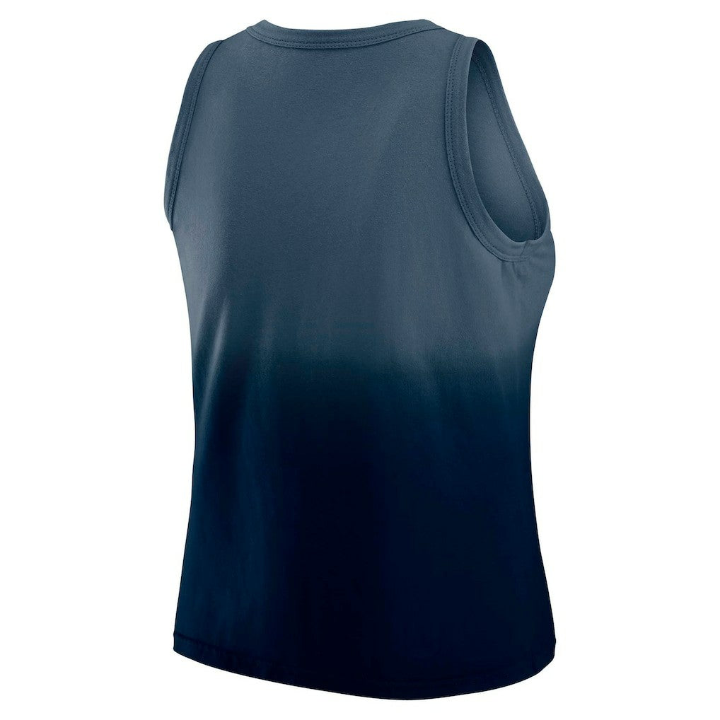 Dallas Cowboys WEAR by Erin Andrews x Gracie Hunt Women's Ombre Tank Top Navy