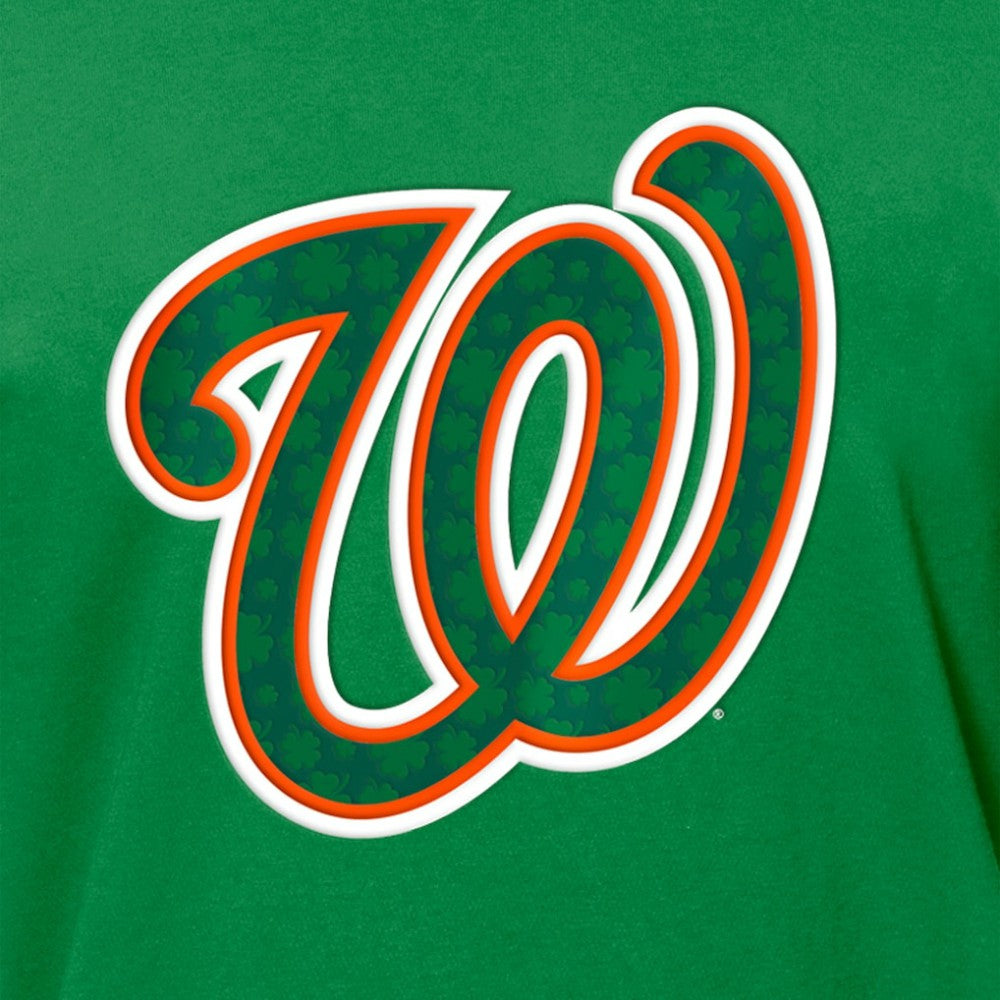 Washington Nationals New Era St. Patrick's Day Shamrock Fill T-Shirt - Kelly Green T-shirts