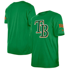 Tampa Bay Rays New Era St. Patrick's Day Shamrock Fill T-Shirt - Kelly Green T-shirts