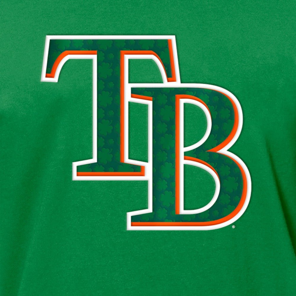 Tampa Bay Rays New Era St. Patrick's Day Shamrock Fill T-Shirt - Kelly Green T-shirts