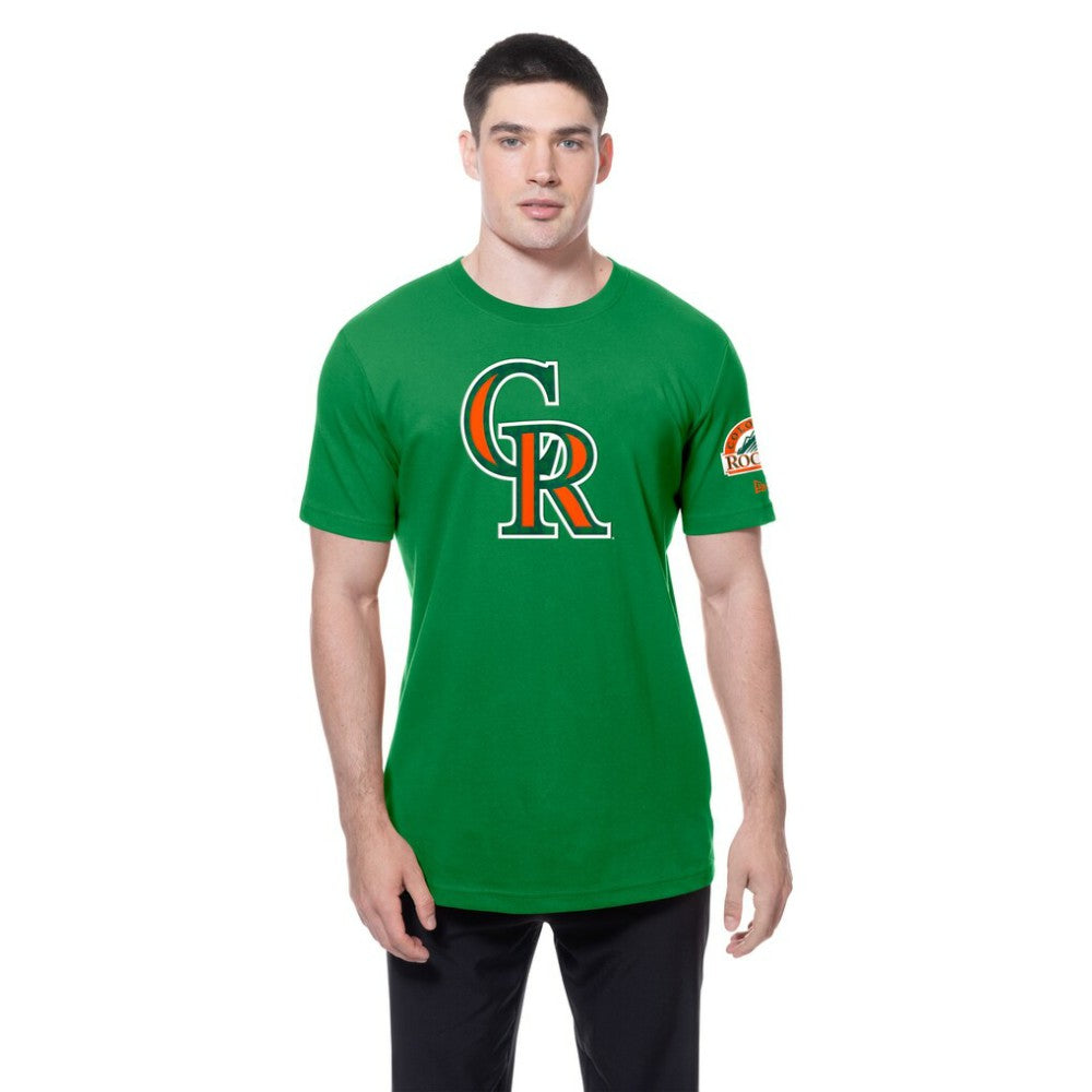 Colorado Rockies New Era St. Patrick's Day Shamrock Fill T-Shirt - Kelly Green T-shirts