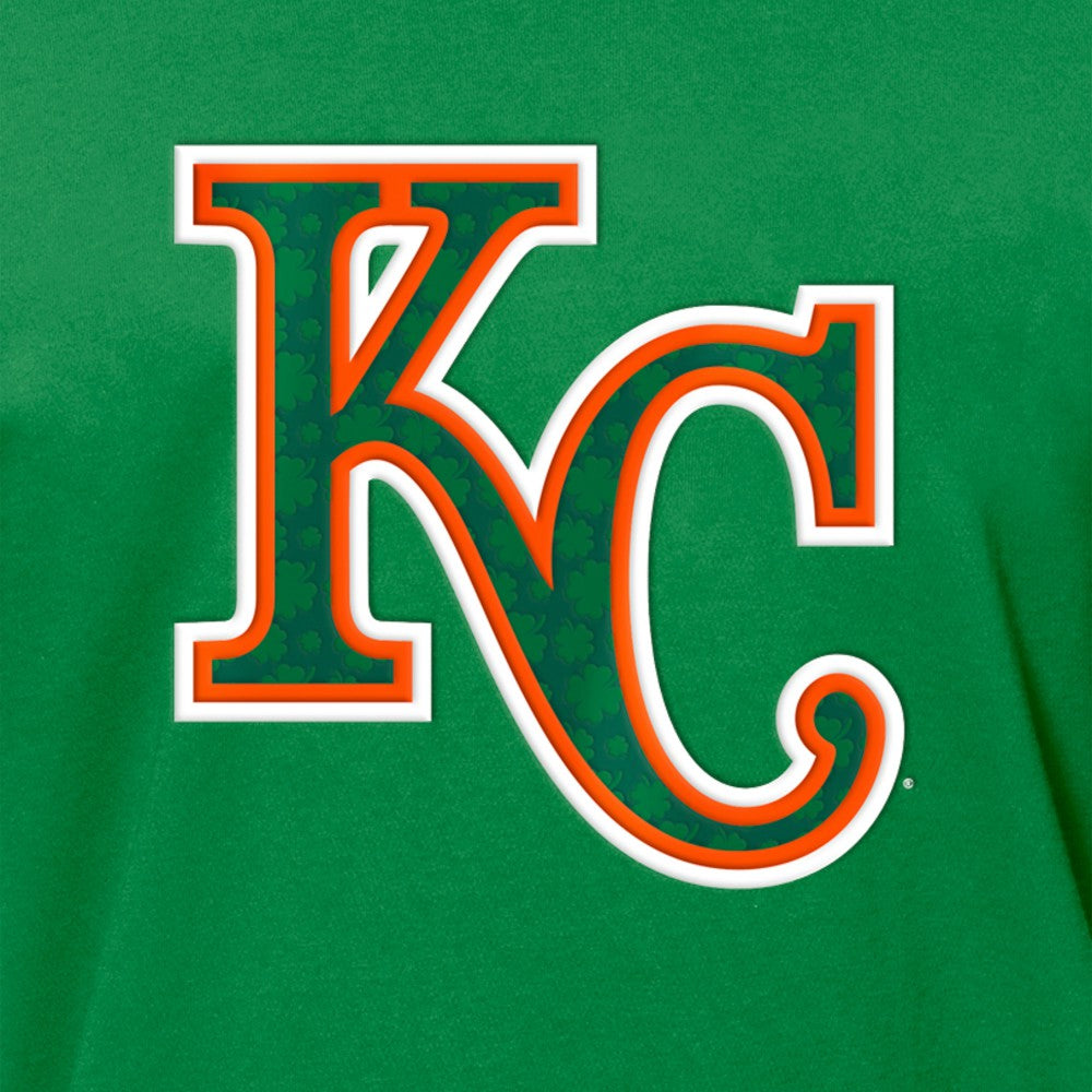 Kansas City Royals New Era St. Patrick's Day Shamrock Fill T-Shirt - Kelly Green T-shirts