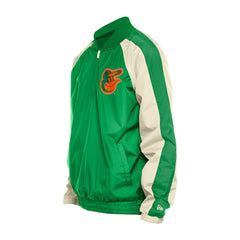 Baltimore Orioles New Era St. Patrick's Day Ripstop Raglan Quarter-Zip Windbreaker - Kelly Green Tops