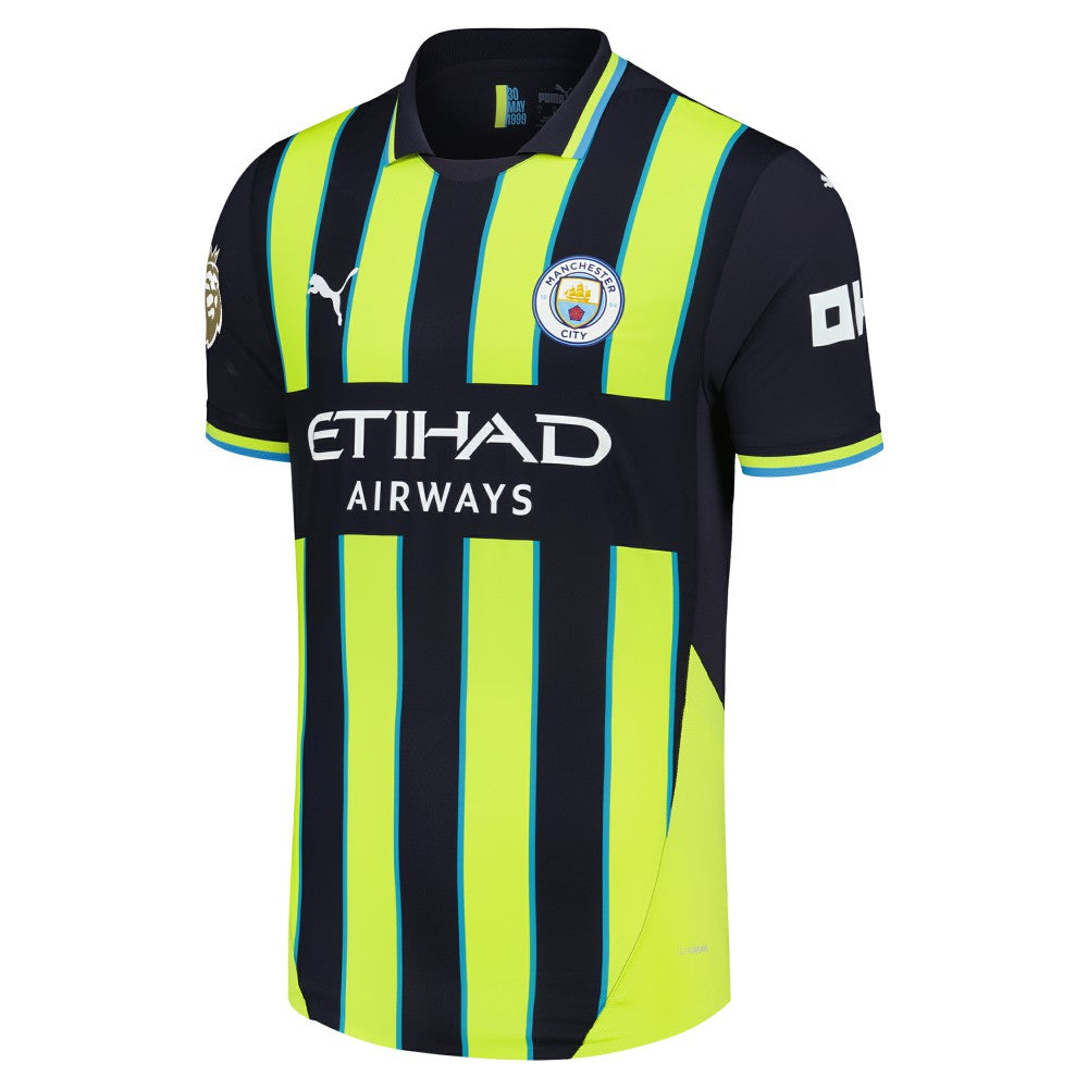 Erling Haaland Manchester City 2024/25 Away Player Jersey Navy