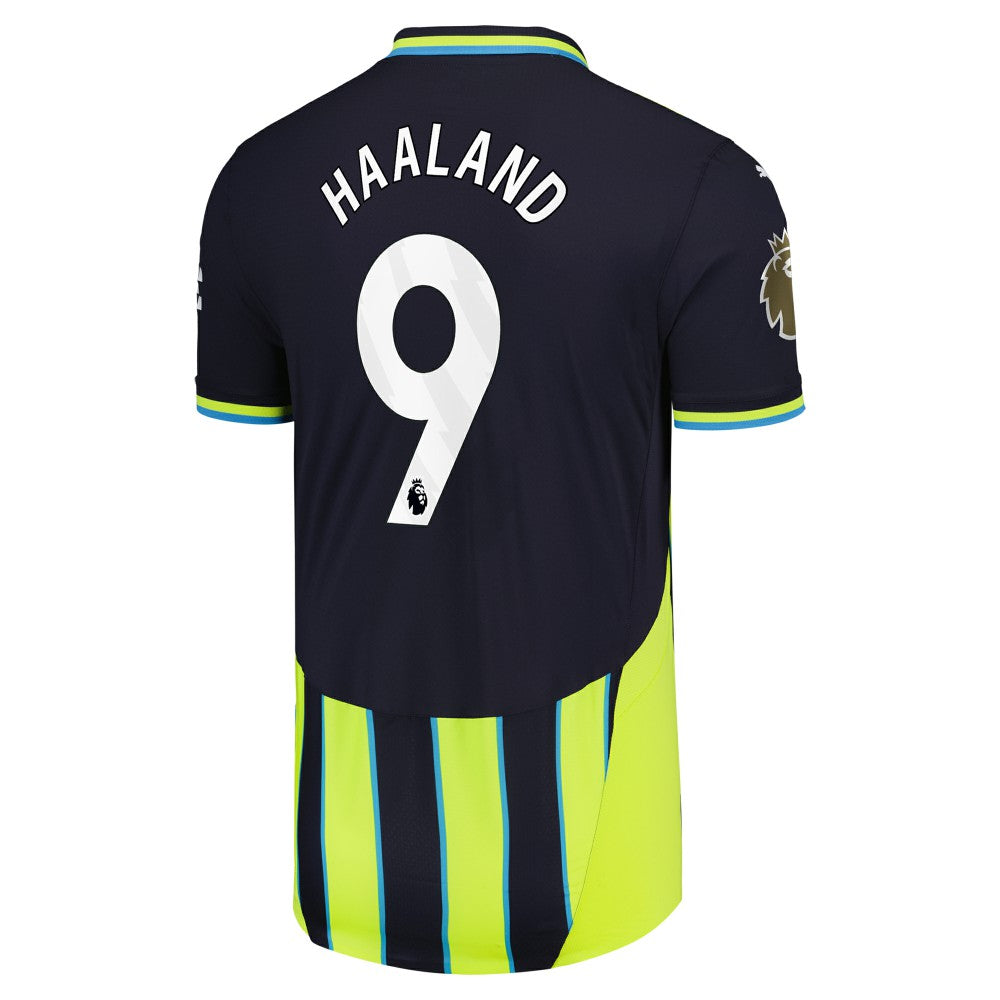 Erling Haaland Manchester City 2024/25 Away Player Jersey Navy