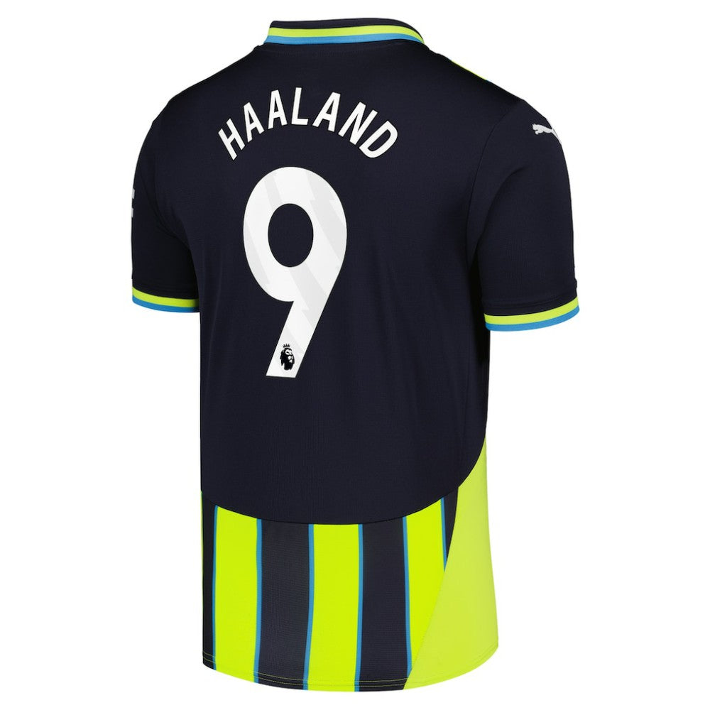 Erling Haaland Manchester City 2024/25 Away Replica Player Jersey Navy