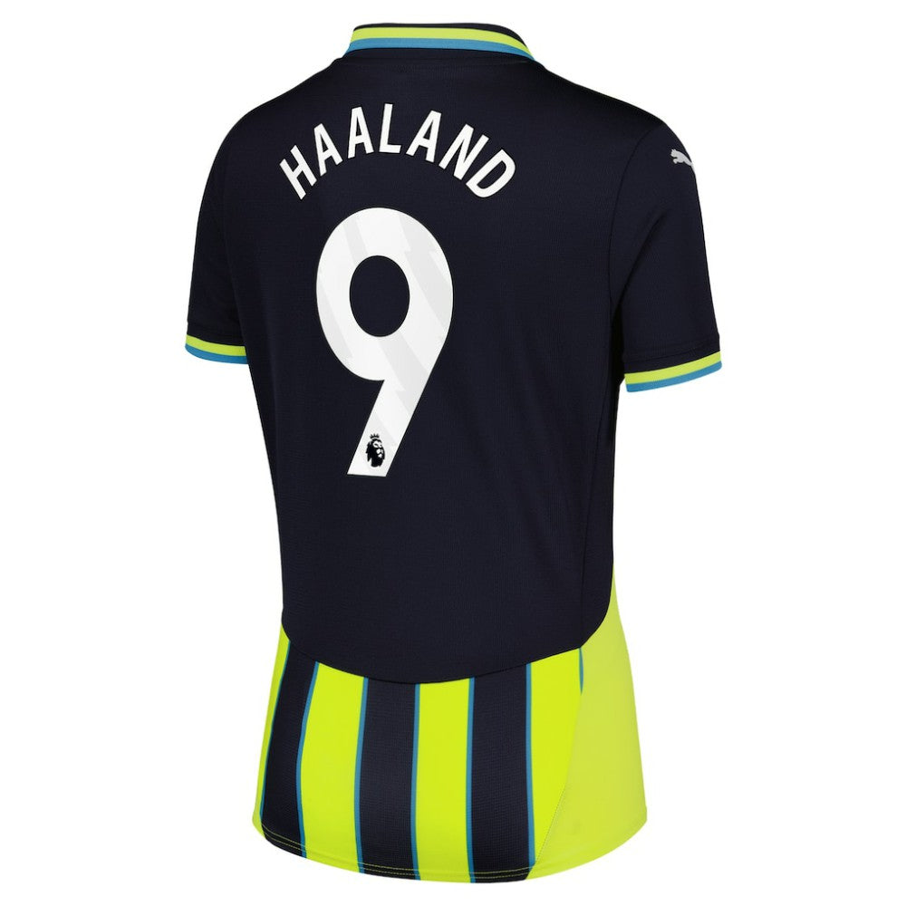 Erling Haaland Manchester City Women's 2024/25 Away Replica Player Jersey Navy