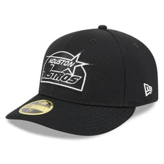 Houston Astros New Era 2025 MLB Clubhouse Low Profile 59FIFTY Fitted Hat - Black Hats