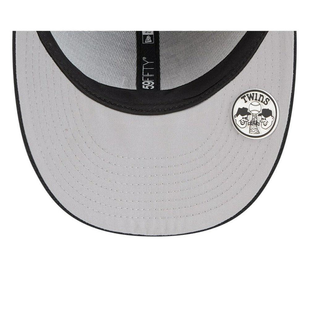 Minnesota Twins New Era 2025 MLB Clubhouse Low Profile 59FIFTY Fitted Hat - Black Hats