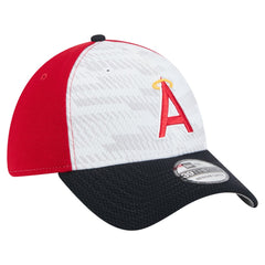 Los Angeles Angels New Era 2025 MLB Clubhouse 39THIRTY Flex Hat - Red/Navy Hats