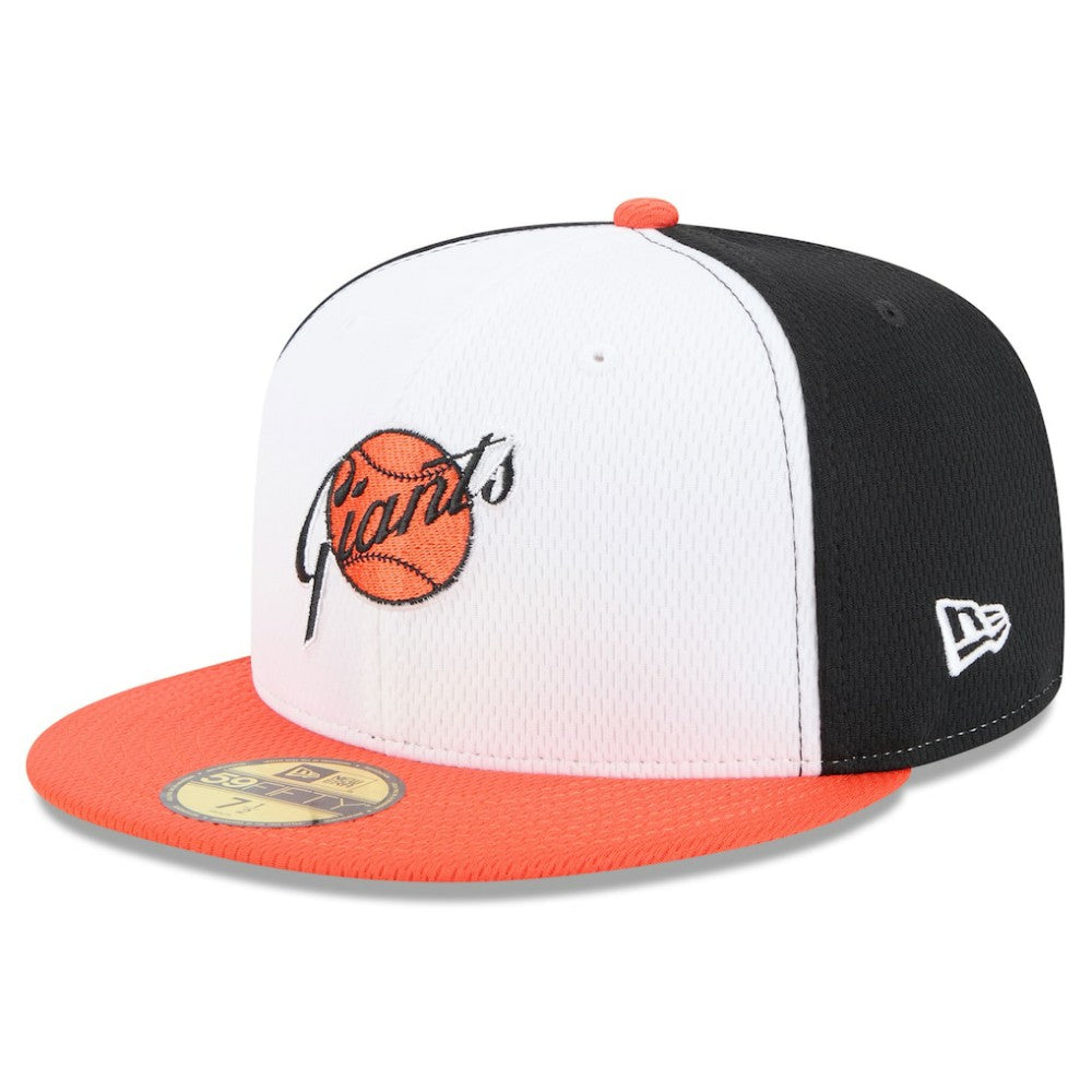 San Francisco Giants New Era 2025 MLB Clubhouse 59FIFTY Fitted Hat - Black/Orange Hats