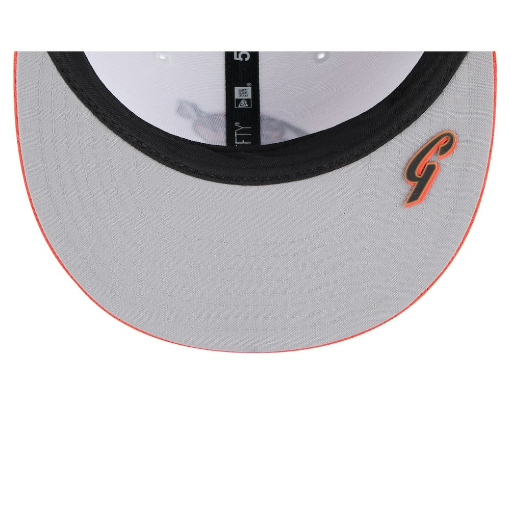 San Francisco Giants New Era 2025 MLB Clubhouse 59FIFTY Fitted Hat - Black/Orange Hats