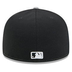 Chicago White Sox New Era 2025 MLB Clubhouse 59FIFTY Fitted Hat - Black/Gray Hats