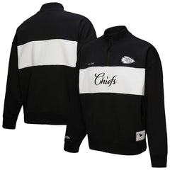 Kansas City Chiefs Women's Quarter-Zip Jacket Black