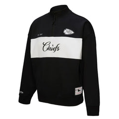 Kansas City Chiefs Women's Quarter-Zip Jacket Black