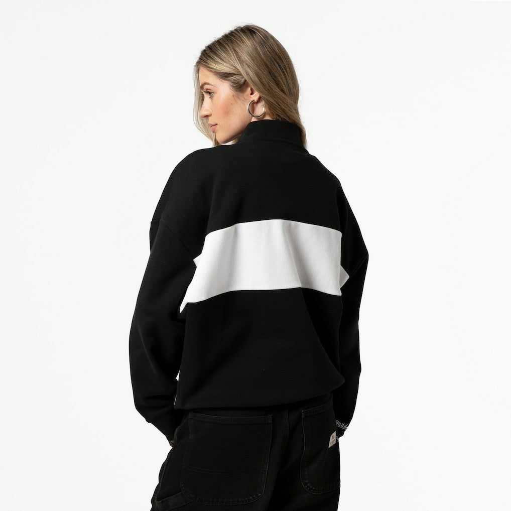 Kansas City Chiefs Women's Quarter-Zip Jacket Black