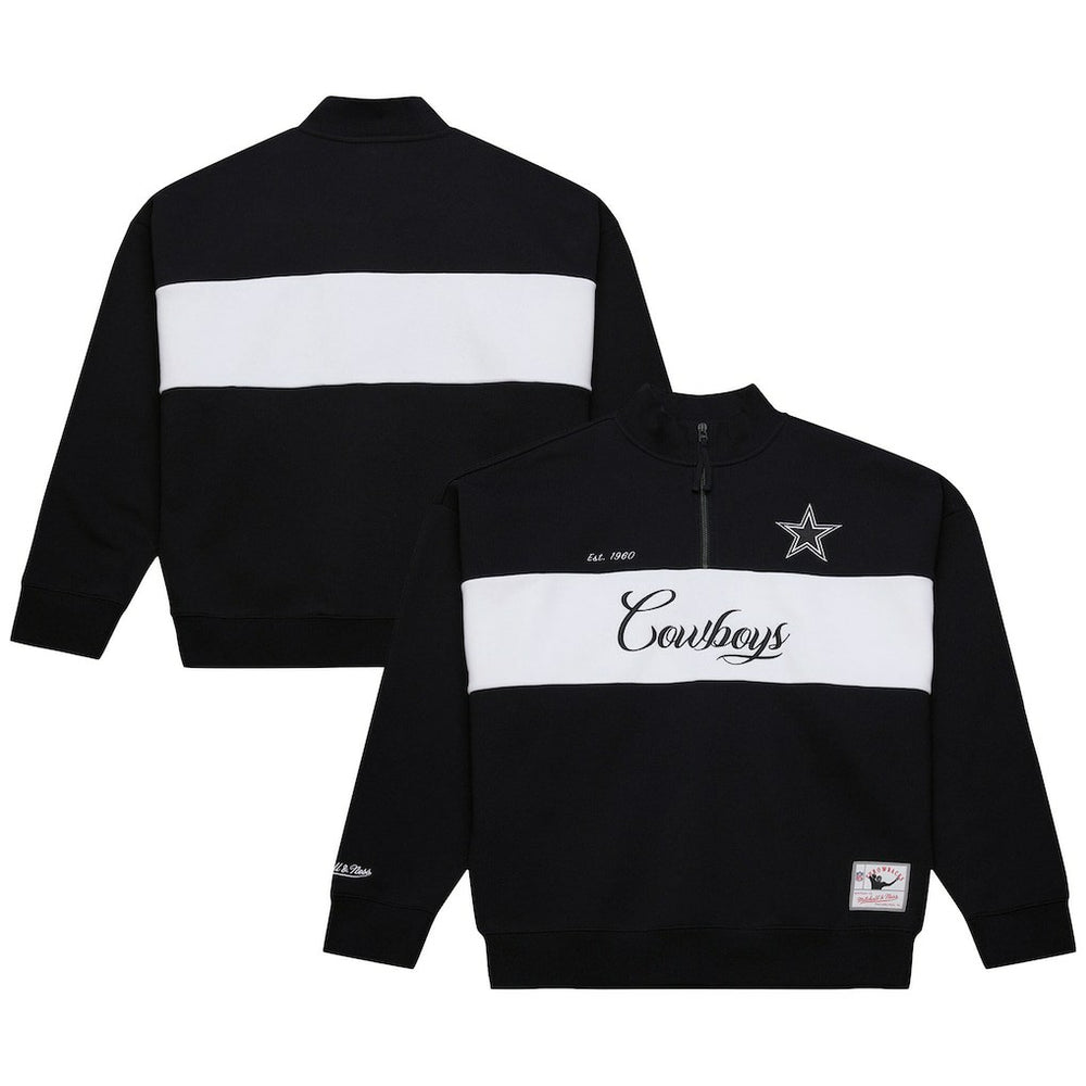Dallas Cowboys Women's Quarter-Zip Jacket Black