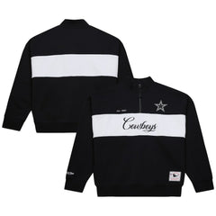 Dallas Cowboys Women's Quarter-Zip Jacket Black