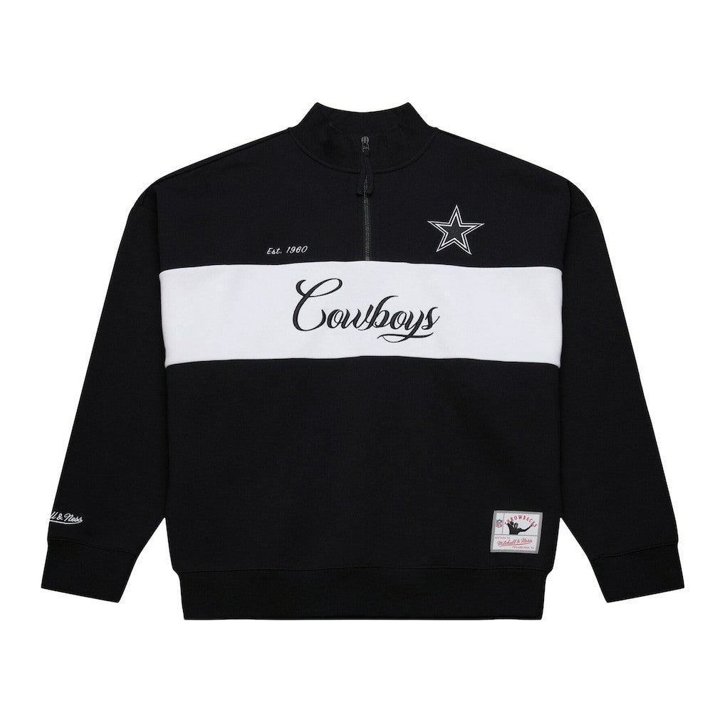 Dallas Cowboys Women's Quarter-Zip Jacket Black