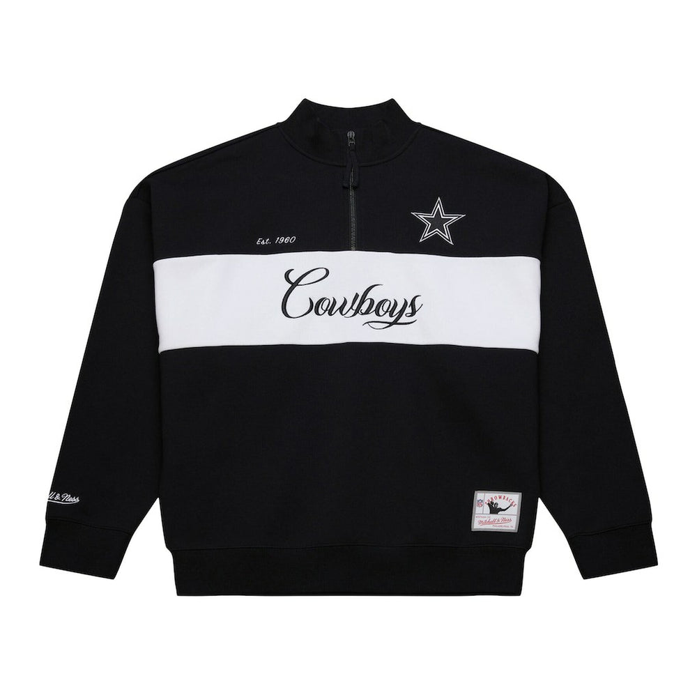 Dallas Cowboys Women's Quarter-Zip Jacket Black