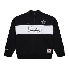 Dallas Cowboys Women's Quarter-Zip Jacket Black