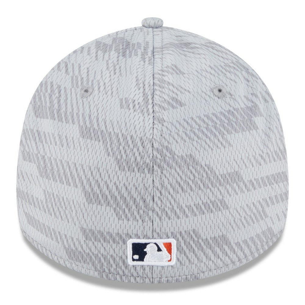 Houston Astros New Era 2025 MLB Clubhouse 39THIRTY Flex Hat - Gray Hats