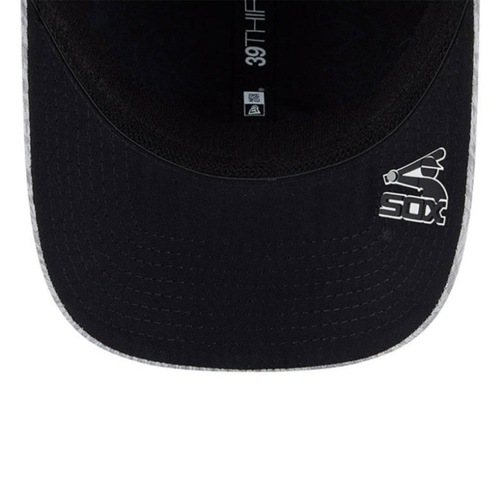 Chicago White Sox New Era 2025 MLB Clubhouse 39THIRTY Flex Hat - Gray Hats