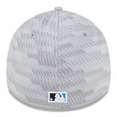 Miami Marlins New Era 2025 MLB Clubhouse 39THIRTY Flex Hat - Gray Hats