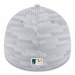 Athletics New Era 2025 MLB Clubhouse 39THIRTY Flex Hat - Gray Hats