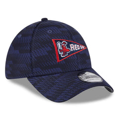Boston Red Sox New Era 2025 MLB Clubhouse 39THIRTY Flex Hat - Navy Hats