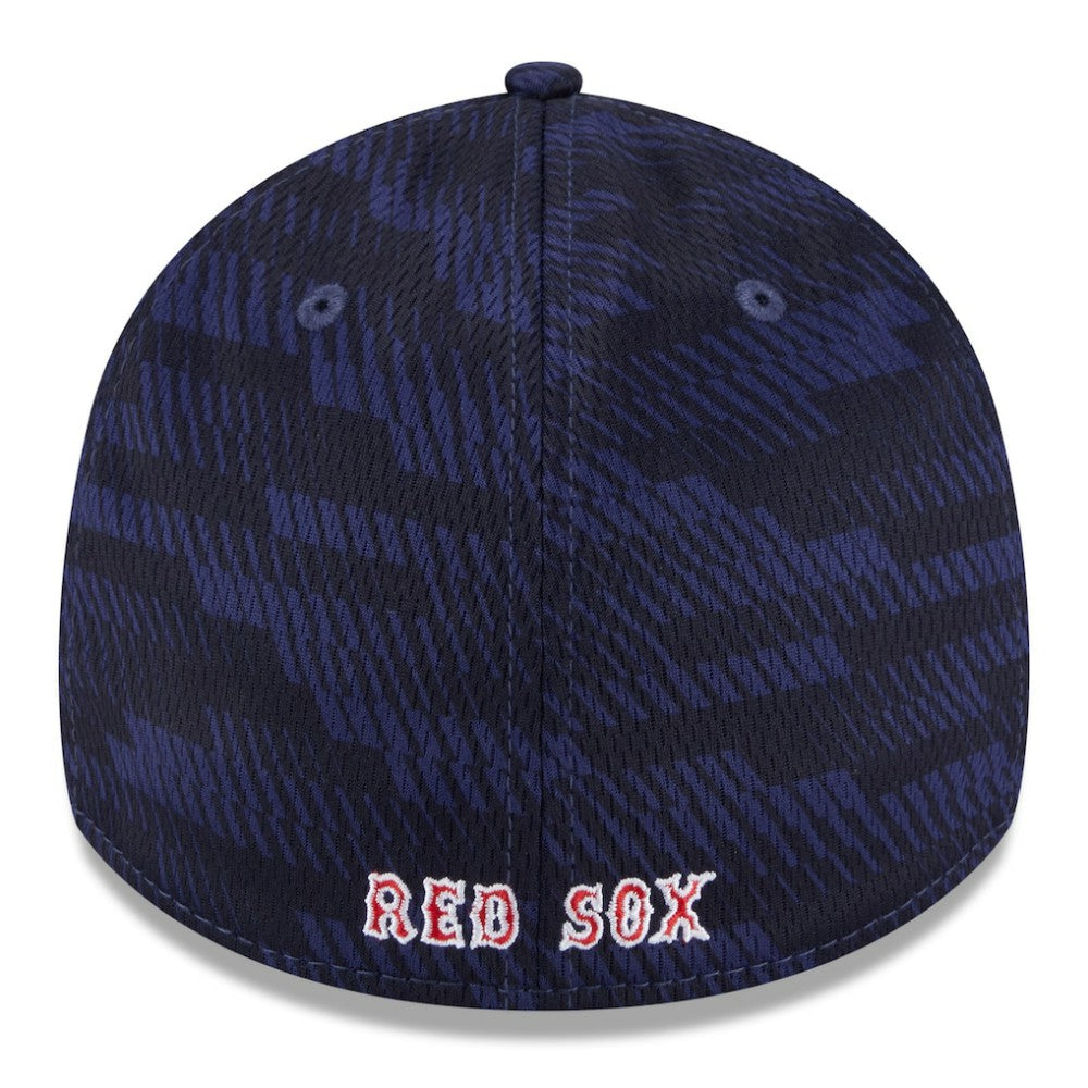 Boston Red Sox New Era 2025 MLB Clubhouse 39THIRTY Flex Hat - Navy Hats