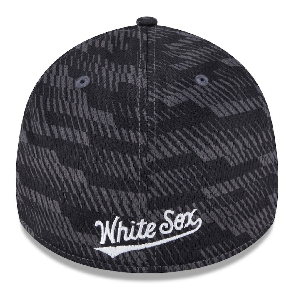 Chicago White Sox New Era 2025 MLB Clubhouse 39THIRTY Flex Hat - Black Hats
