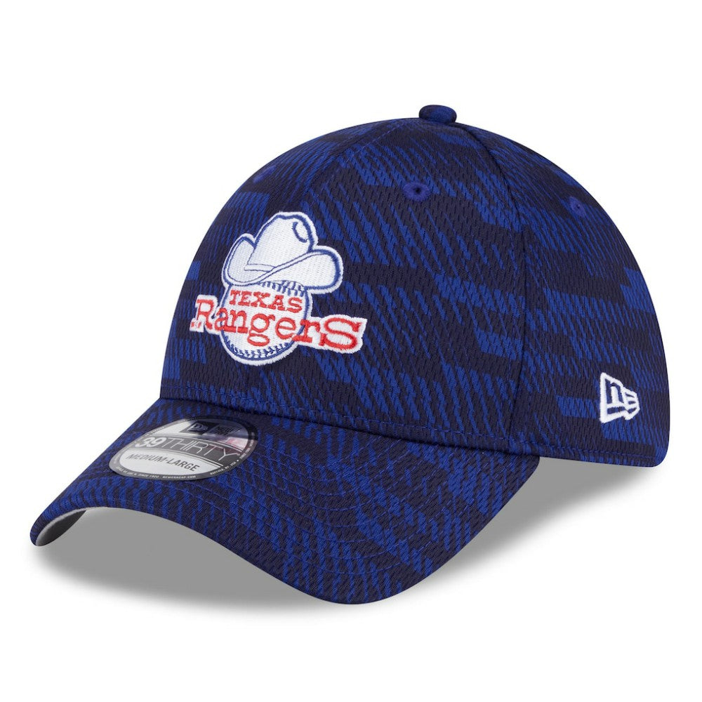 Texas Rangers New Era 2025 MLB Clubhouse 39THIRTY Flex Hat - Royal Hats