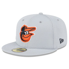 Baltimore Orioles New Era 2025 MLB Clubhouse 59FIFTY Fitted Hat - Gray Hats