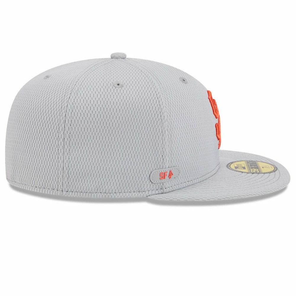 San Francisco Giants New Era 2025 MLB Clubhouse 59FIFTY Fitted Hat - Gray Hats