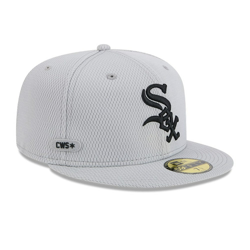 Chicago White Sox New Era 2025 MLB Clubhouse 59FIFTY Fitted Hat - Gray Hats