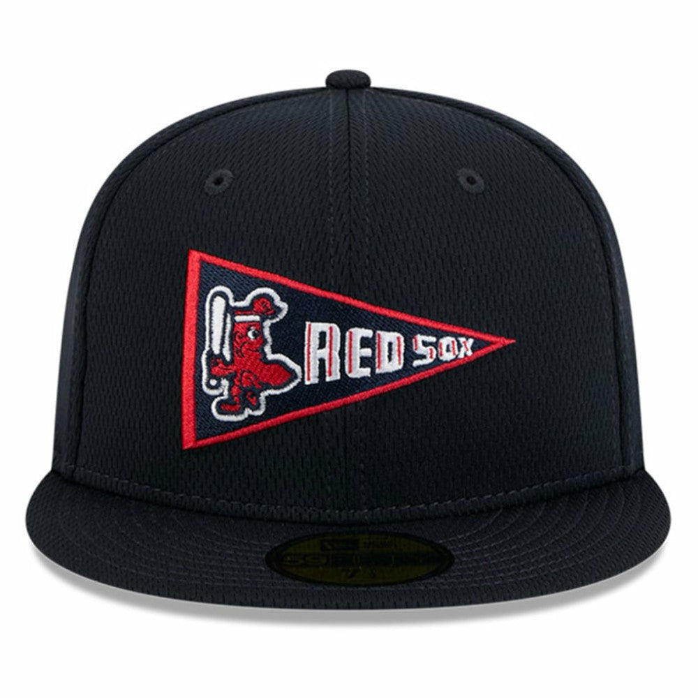 Boston Red Sox New Era 2025 MLB Clubhouse 59FIFTY Fitted Hat - Navy Hats