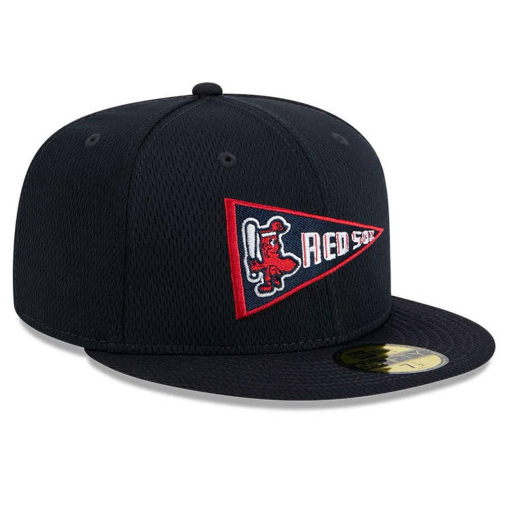 Boston Red Sox New Era 2025 MLB Clubhouse 59FIFTY Fitted Hat - Navy Hats
