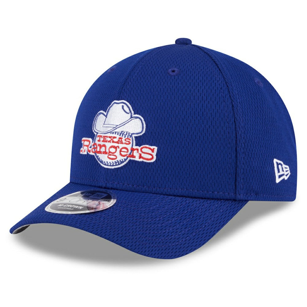 Texas Rangers New Era 2025 MLB Clubhouse 9FORTY M-Crown Adjustable Hat - Royal Hats