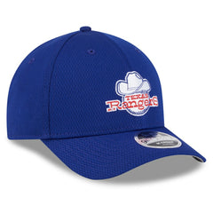 Texas Rangers New Era 2025 MLB Clubhouse 9FORTY M-Crown Adjustable Hat - Royal Hats