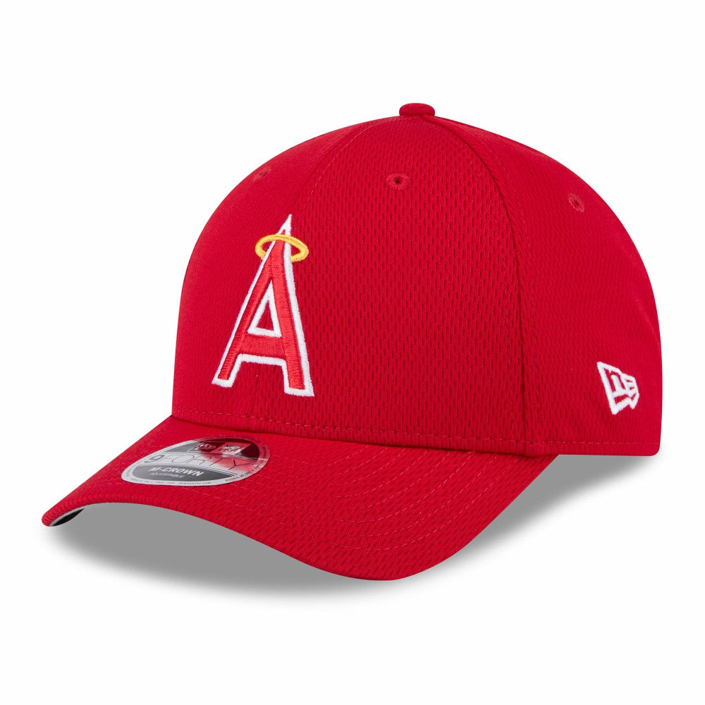 Los Angeles Angels New Era 2025 MLB Clubhouse 9FORTY Adjustable Hat - Red Hats
