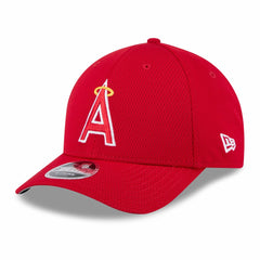 Los Angeles Angels New Era 2025 MLB Clubhouse 9FORTY Adjustable Hat - Red Hats
